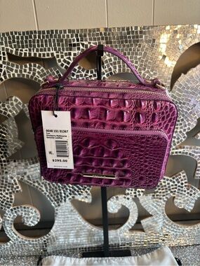 💕Brahmin Tori Dewberry Leather Top-Handle Bag